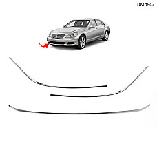 Тунинг хром лайсна за предна броня Mercedes S-Class W221 (2008–2013) – DMb842 - Sellzone.bg Тунинг хром лайсна за предна броня Mercedes S-Class W221 (2008–2013) – DMb842